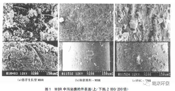 MBR在凈水工藝中的膜污染特征及清洗